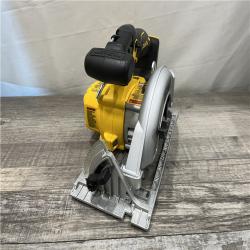 AS-IS DEWALT 20V MAX Cordless Brushless 6-1/2 in. Sidewinder Style Circular Saw (Tool Only)