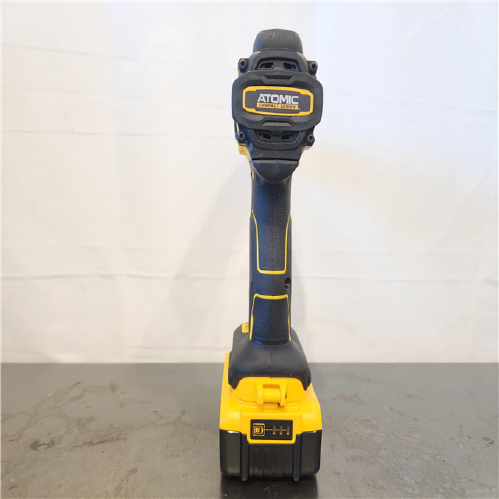 AS-IS- DEWALT ATOMIC 20V Lithium-Ion Cordless 1/2 in. Hammer Drill Kit