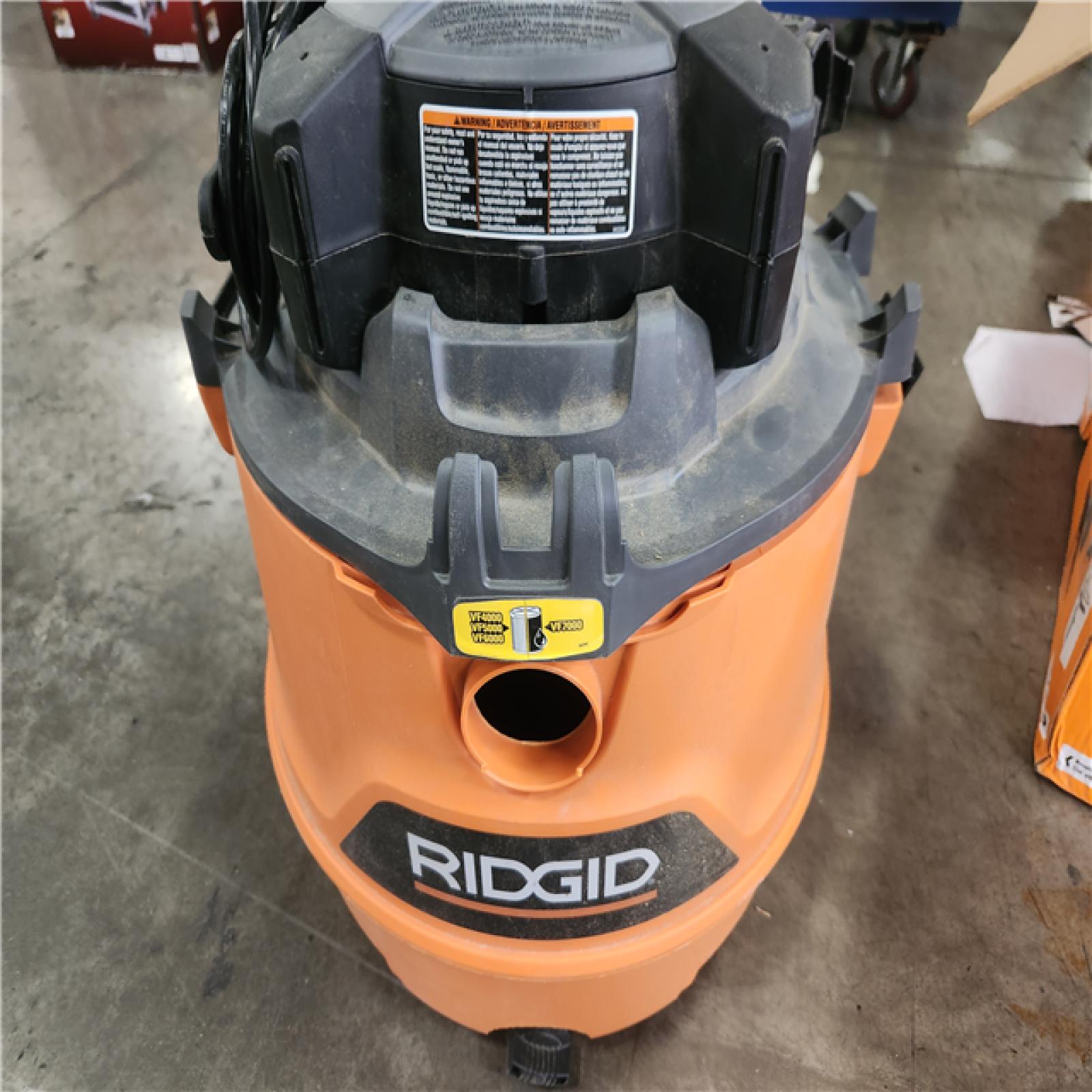 Phoenix LIKE NEW RIDGID 16 Gal. 6.5 Peak HP NXT Shop Vacuum HD1600 Wet Dry Vac with Detachable Blower  Filter  Accessories and LED Cuff