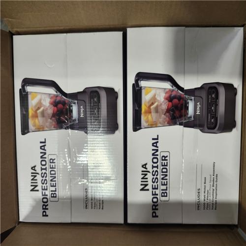 NEW! - NINJA 72 oz. Professional Blender  3 Speed  1000-Watt  with Pulse Control  Ice Crushing  and Pureeing - Black- (2 UNITS)