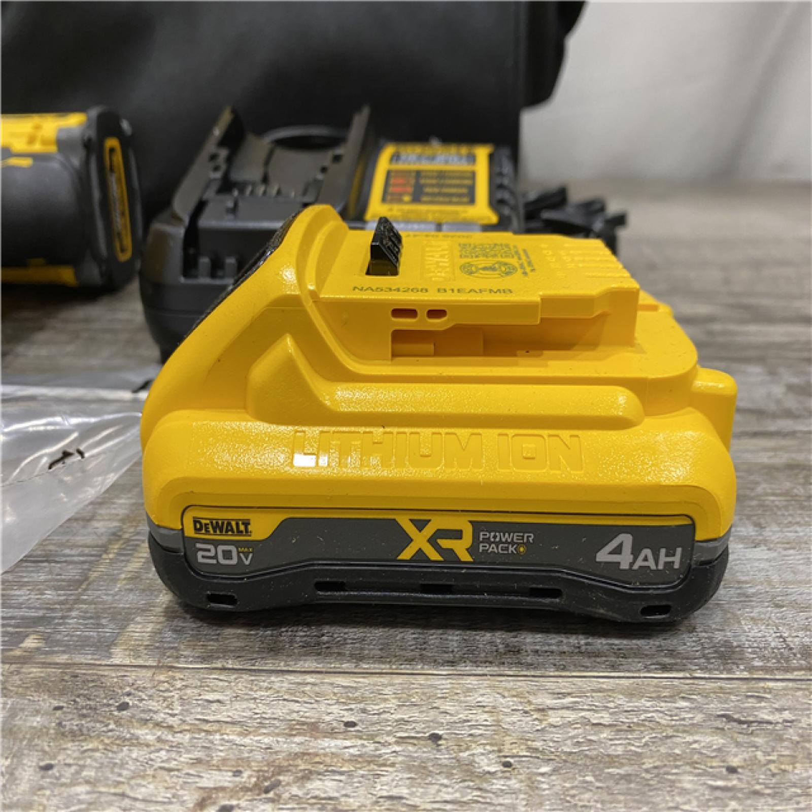 AS-IS DEWALT 20V MAX XR Lithium-Ion Brushless Cordless 3-Speed High Torque 1/4 in. Impact Driver Kit