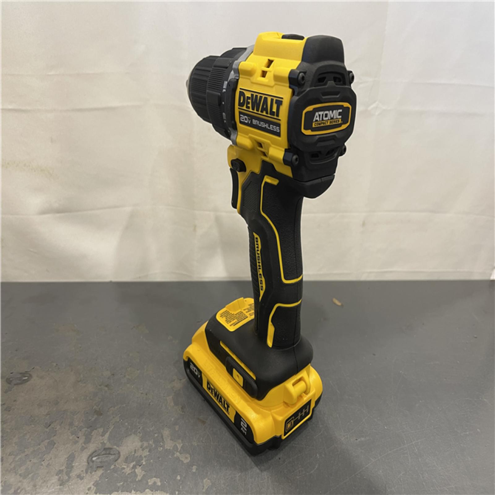 AS-IS - DEWALT ATOMIC 20-Volt Lithium-Ion Cordless Compact 1/2 in. Drill/Driver Kit