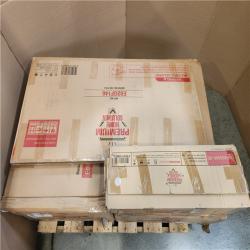 Phoenix NEW Premium Home Solutions 4-Piece Black Metal Outdoor Patio Conversation Set with Rocking Chairs  Marbling Coffee Table and Beige Cushions