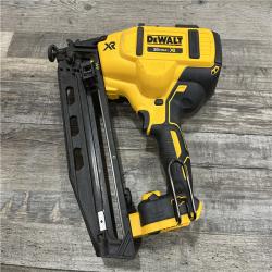 AS-IS DEWALT 20V MAX XR 16-Gauge Electric Cordless Angled Finishing Nailer Kit