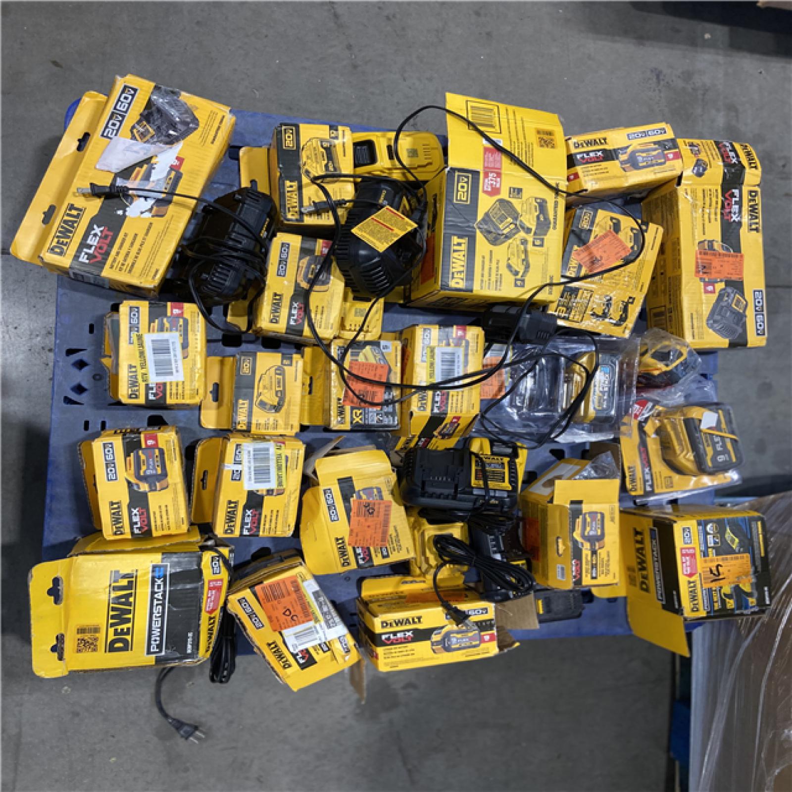 DALLAS LOCATION - AS-IS DEWALT BATTERY PALLET