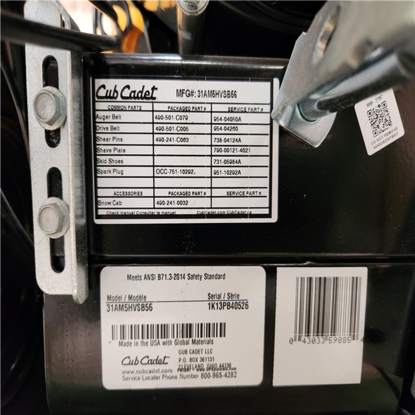 Phoenix Location Cub Cadet 2X 26 in. 243cc IntelliPower Two-Stage Electric Start Gas Snow Blower with Power Steering and Steel Chute