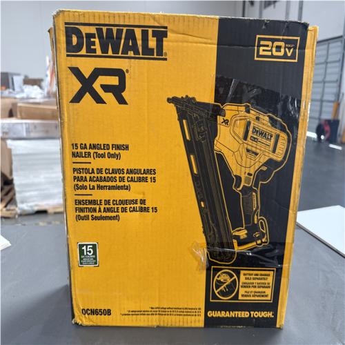 CALIFORNIA AS IS DEWALT 15 GA ANGLED FINISH NAILER TOOL ONLY