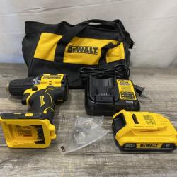 AS-IS DEWALT Atomic 20V Lithium-Ion Cordless Compact 1/2 in. Drill/Driver Kit