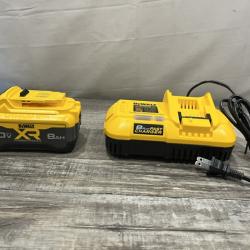 AS-IS DEWALT 20V MAX XR Power-Pack Lithium-Ion Starter Kit with 8. 0Ah Battery and Charger