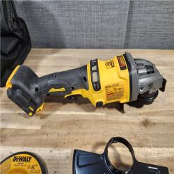 HOUSTON LOCATION - AS-IS DeWalt FLEXVOLT 60V Cordless 4-1/2 to 6 in. Grinder Kit (Battery & Charger)