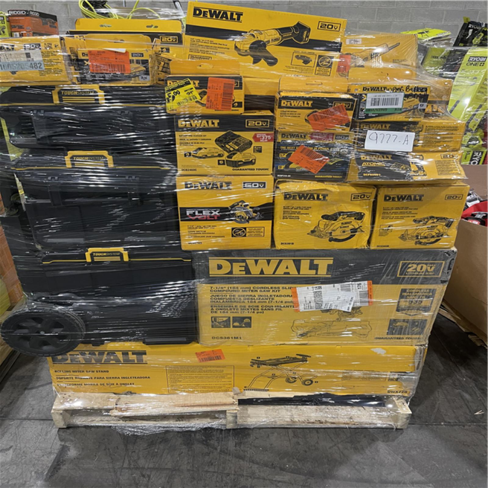 Pittston Location As-Is Power Tools Partial Truckload (14 Pallets) 9777-A