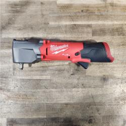 HOUSTON LOCATION - AS-IS (APPEARS LIKE NEW) Milwaukee 2564-20 M12 FUEL 12-Volt Lithium-Ion Brushless Cordless 3/8 in. Right Angle Impact Wrench (TOOL ONLY)