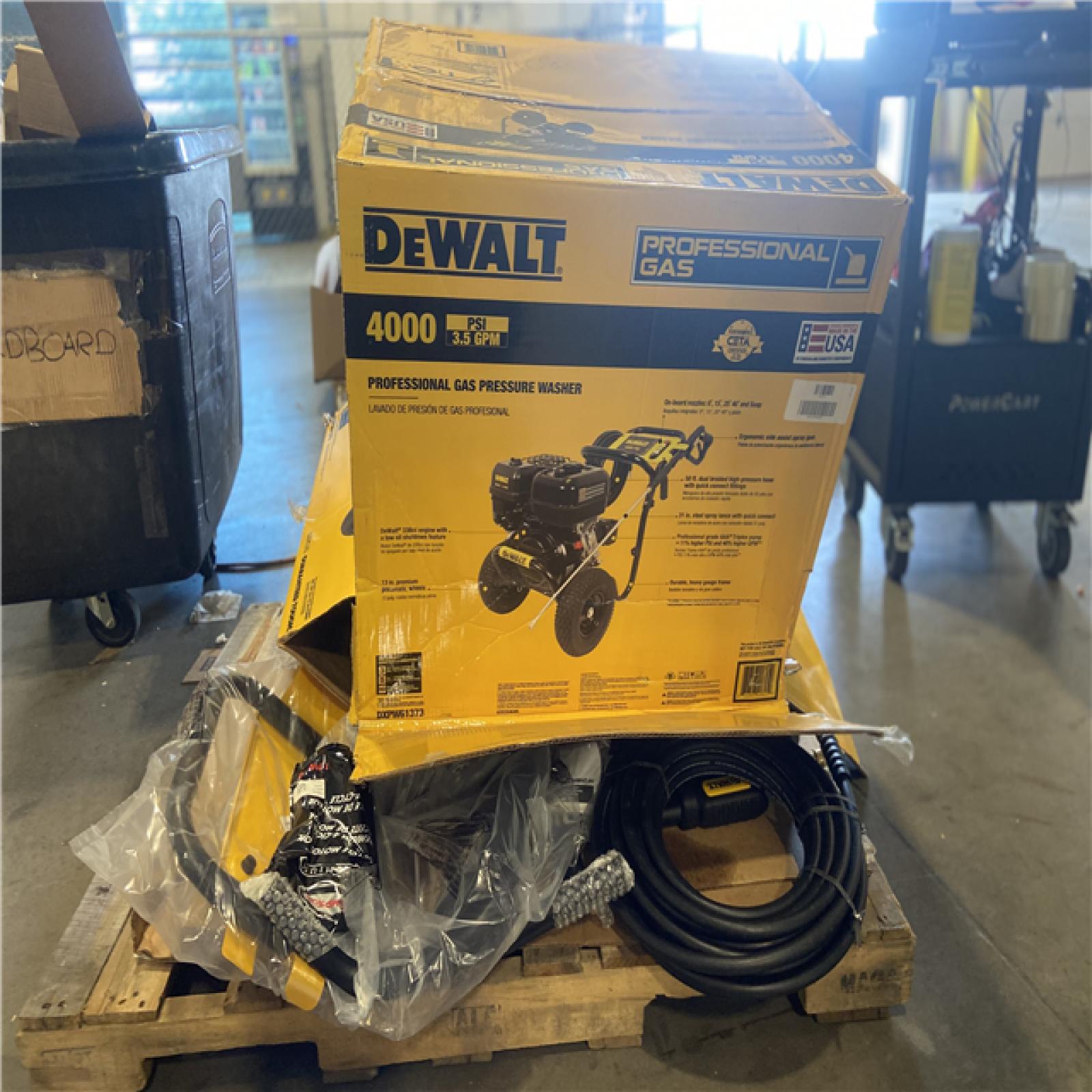 DALLAS LOCATION - DEWALT 4000 PSI 3.5 GPM Cold Water Gas Pressure Washer with DeWalt 338cc Engine