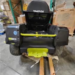 Dallas Location - As-Is RYOBI 80V HP BRUSHLESS 54 LITHIUM ELECTRIC ZERO TURN RIDING MOWER