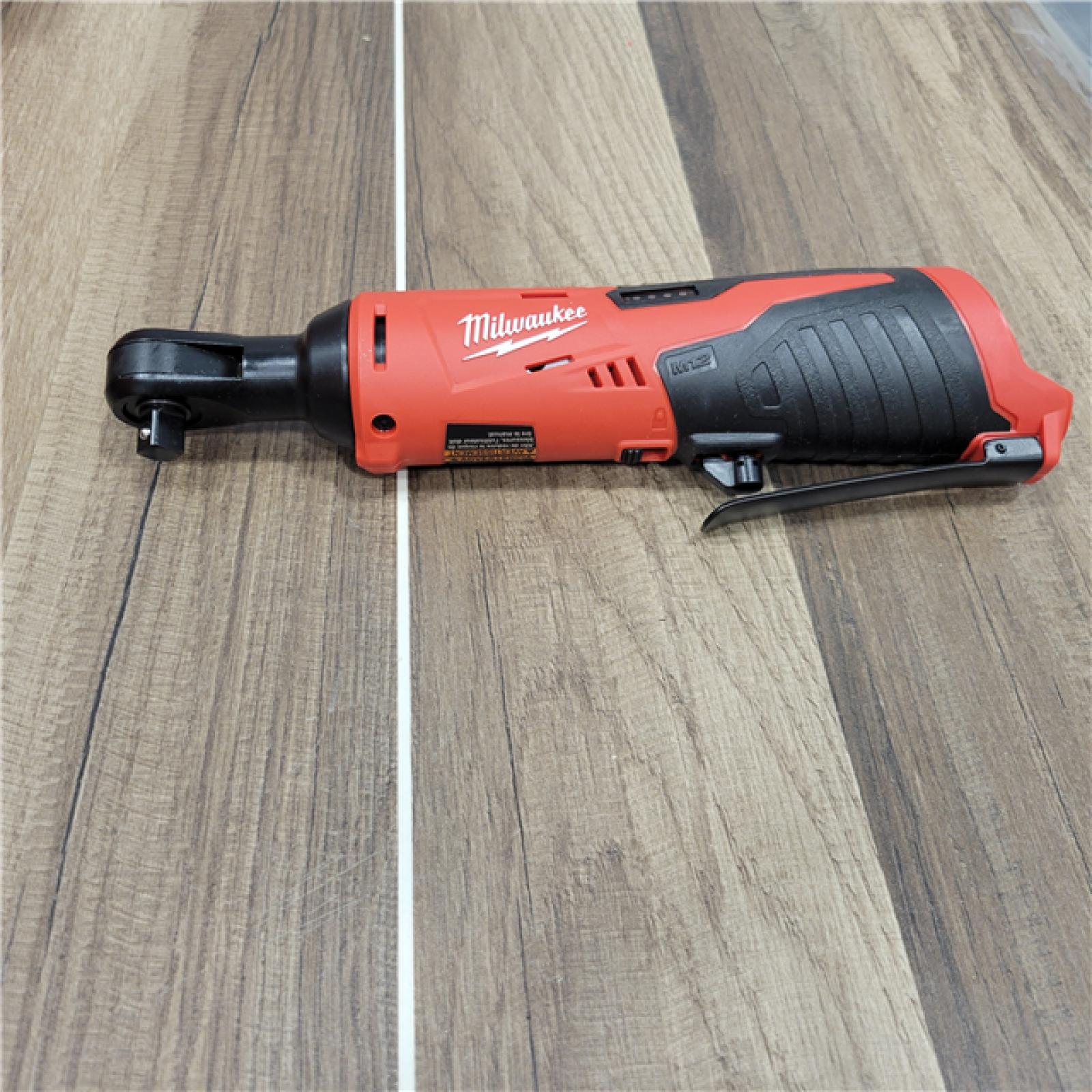 AS-IS MILWAUKEE 2457-20 .38 in. M12 Cordless Ratchet Only