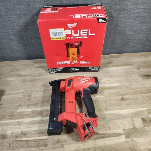 HOUSTON LOCATION - AS-IS (APPEARS LIKE NEW) MILWAUKEE FUEL 18-Volt Lithium-Ion Brushless Cordless 18-Gauge 1/4 in. Narrow Crown Stapler (Tool-Only)