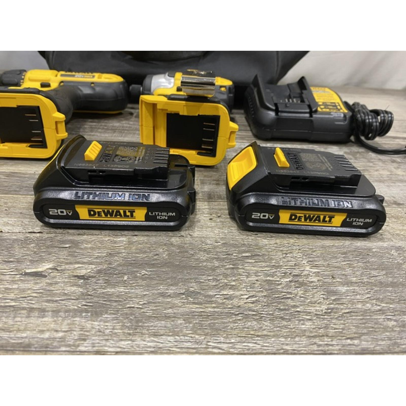 AS-IS DEWALT 20V MAX Cordless Drill/Impact 2 Tool Combo Kit