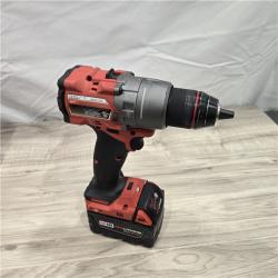 AS-IS Milwaukee 2904-22 Hammer Drill Driver Kit with Batteries  Charger & Tool Case  Red