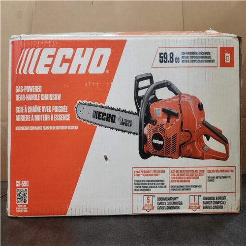 Phoenix NEW ECHO 20 in. 59.8 cc Gas 2-Stroke Rear Handle Timber Wolf Chainsaw
