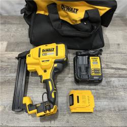 AS-IS DEWALT 20V MAX XR Lithium-Ion Cordless 18-Gauge Narrow Crown Stapler Kit