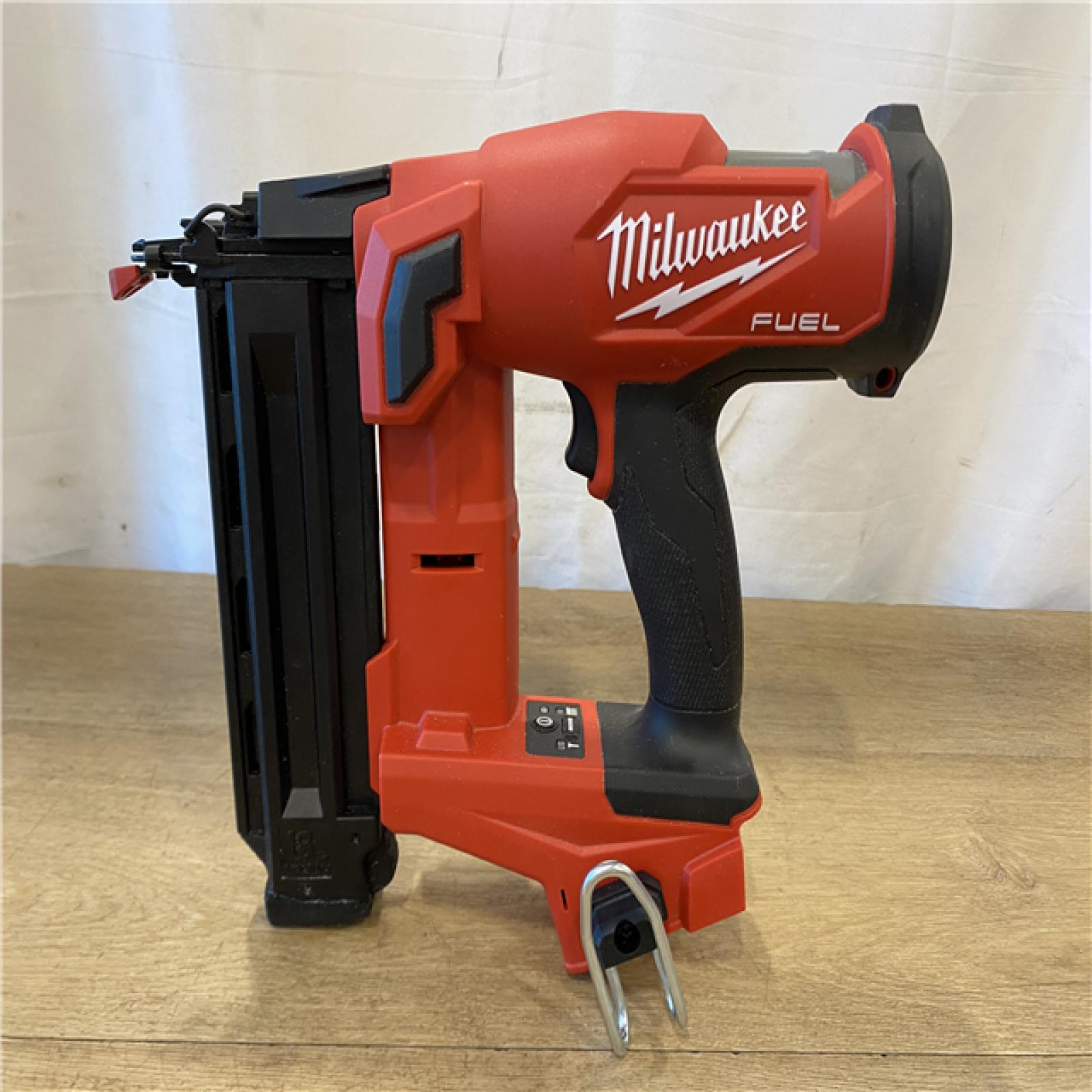 AS-IS Milwaukee FUEL 18-Volt Lithium-Ion Brushless Cordless Gen II 18-Gauge Brad Nailer (Tool-Only)