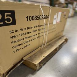 DALLAS LOCATION- NEW!- HUSKY 52 IN. x 20 IN. D DRAWER MATTE GRAY STEEL TOP TOOL CHEST