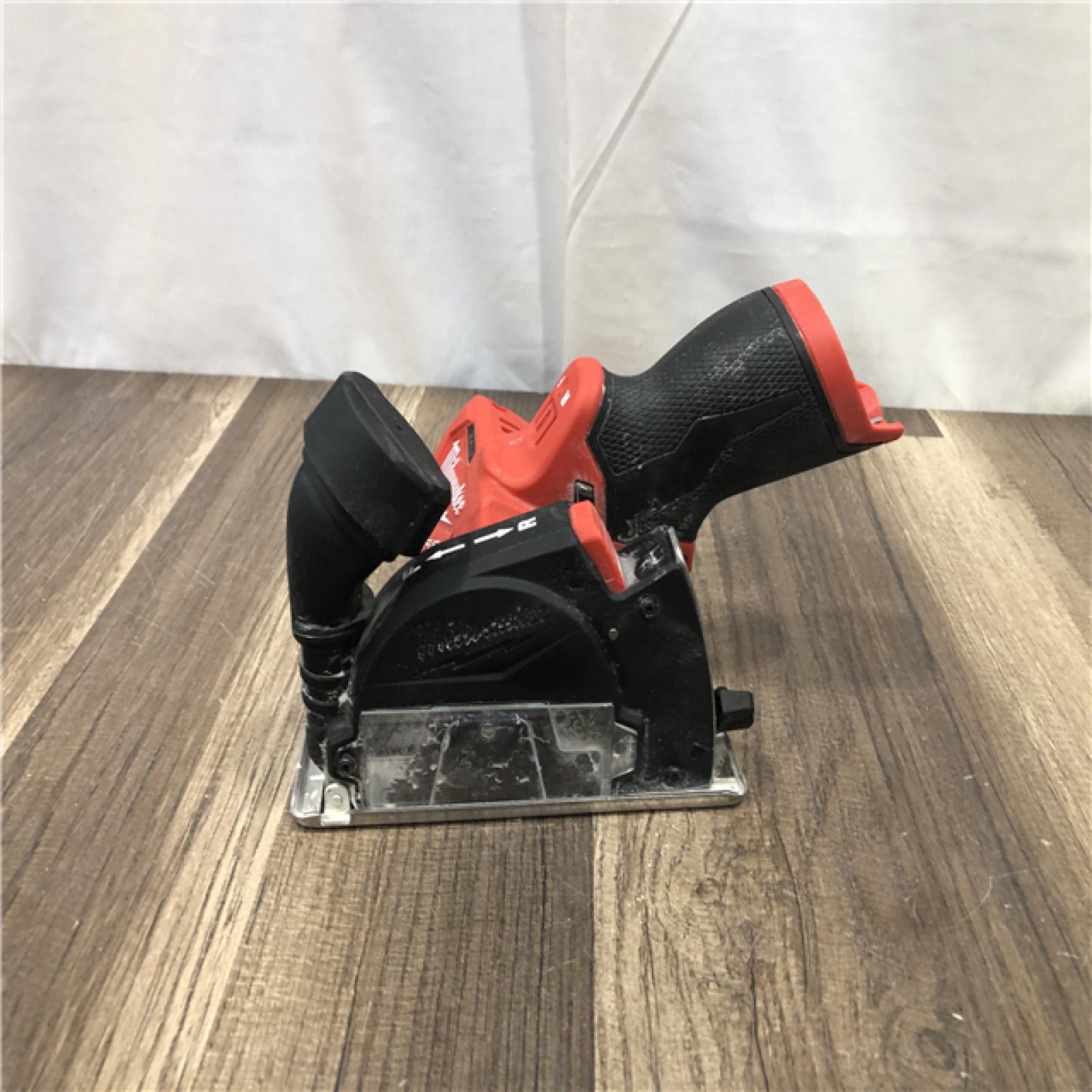 AS-IS Milwaukee  FUEL 12V Lithium-Ion Brushless Cordless 3 in. Cut Off Saw (Tool-Only)