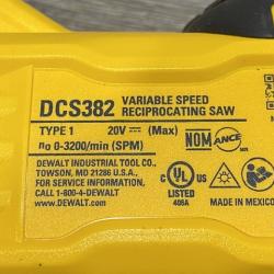 AS-IS DEWALT 20V MAX Cordless Brushless Reciprocating Saw (Tool Only)
