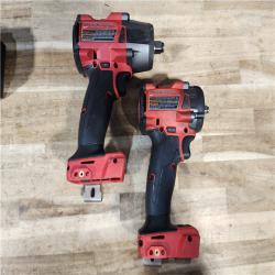 HOUSTON LOCATION - AS-IS MILWAUKEE 2 TOOL COMBO KIT W/ (2) BATTERY & CHARGER