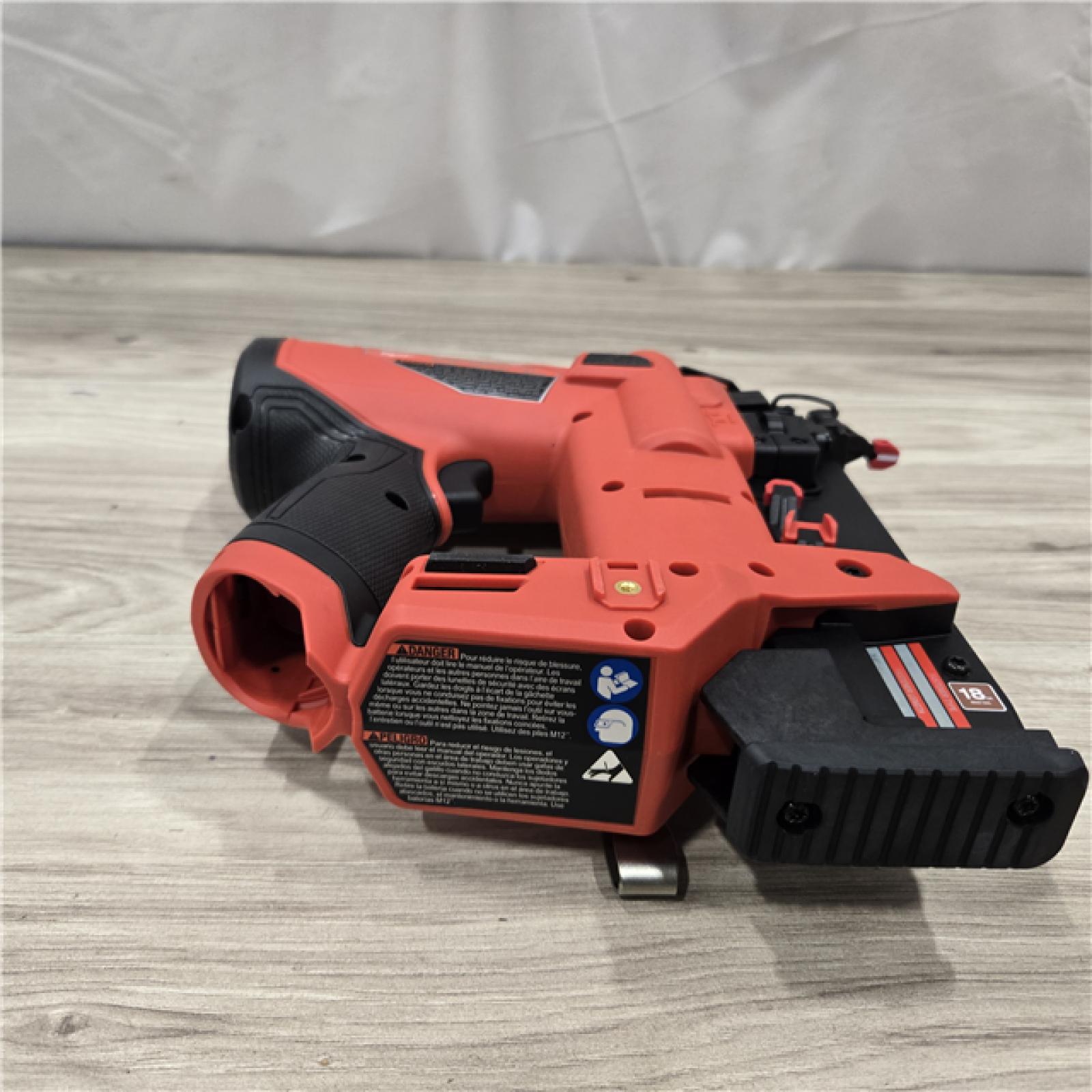 AS-IS Milwaukee M12 FUEL 18 Gauge Compact Brad Nailer (Tool-Only)