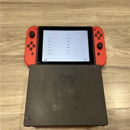 AS-IS Nintendo Switch HAC-001(-01) - Red Joy Cons
