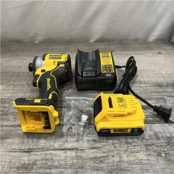 AS-IS DEWALT Atomic 20V Max Lithium-Ion Brushless Cordless Compact 1/4 in. Impact Driver Kit
