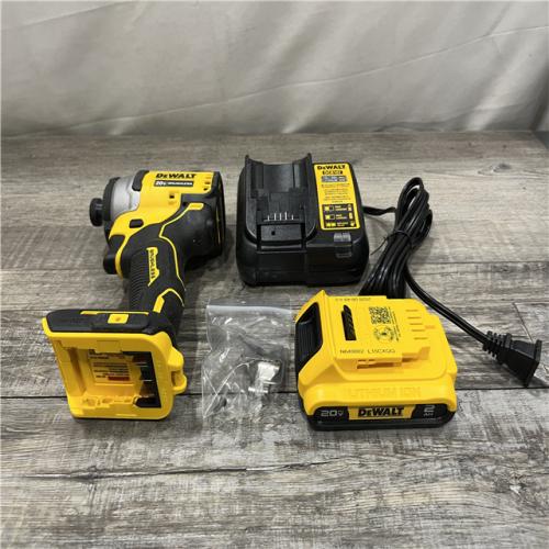 AS-IS DEWALT Atomic 20V Max Lithium-Ion Brushless Cordless Compact 1/4 in. Impact Driver Kit