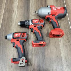 AS-IS  M18 18-Volt Lithium-Ion Cordless Combo Kit 9-Tool with 2-Batteries, Charger and Tool Bag