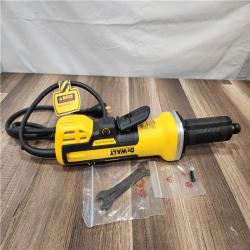 LIKE NEW! -Dewalt 120V 13 Amp Brushless Variable Speed 2 in. Corded Paddle Switch Die Grinder