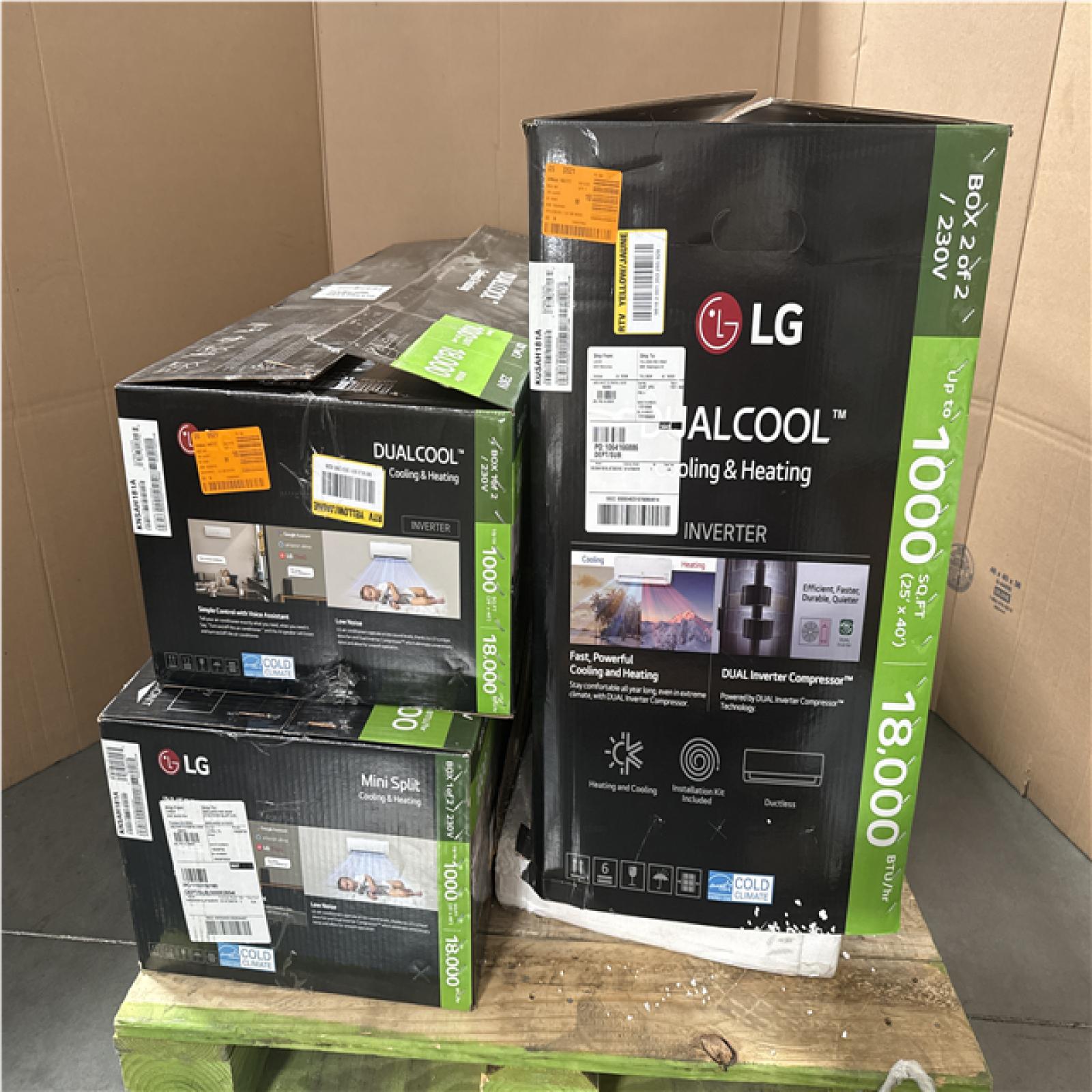 CALIFORNIA LIKE NEW LG DUALCOOL 18000 BTU MINISPLIT