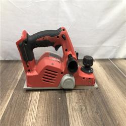 AS-IS Milwaukee 18V Lithium-Ion Cordless 3-1/4 in. Planer (Tool-Only)