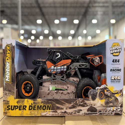 DALLAS LOCATION- NEW! BULLSEYE Motor Dayz RC 4x4 Heavy Metal Demon Super Buggy Lights Vapor USB PALLET-(32 UNITS)