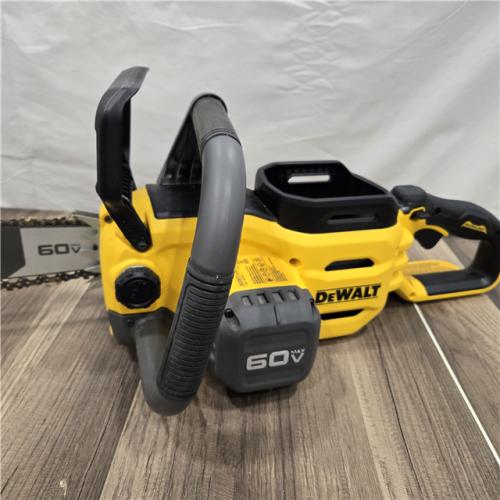 AS-IS DEWALT FLEXVOLT 60V MAX 20 in. Brushless Cordless Battery Powered Chainsaw and Carry Case (Tool and Case Only)