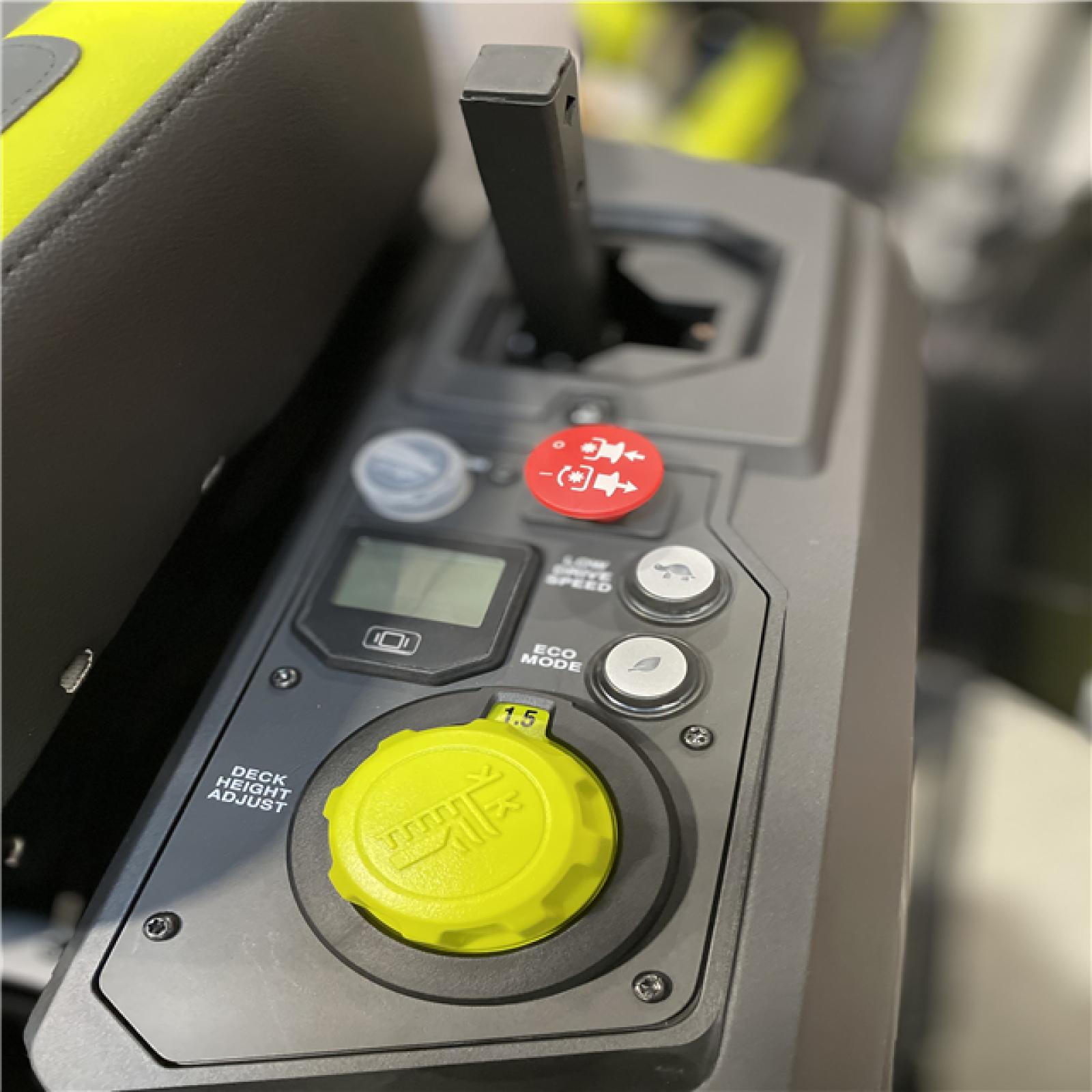 DALLAS LOCATION- NEW! RYOBI ZR3 80V HP Brushless Battery Cordless Electric 42 in. Zero Turn Riding Lawn Mower