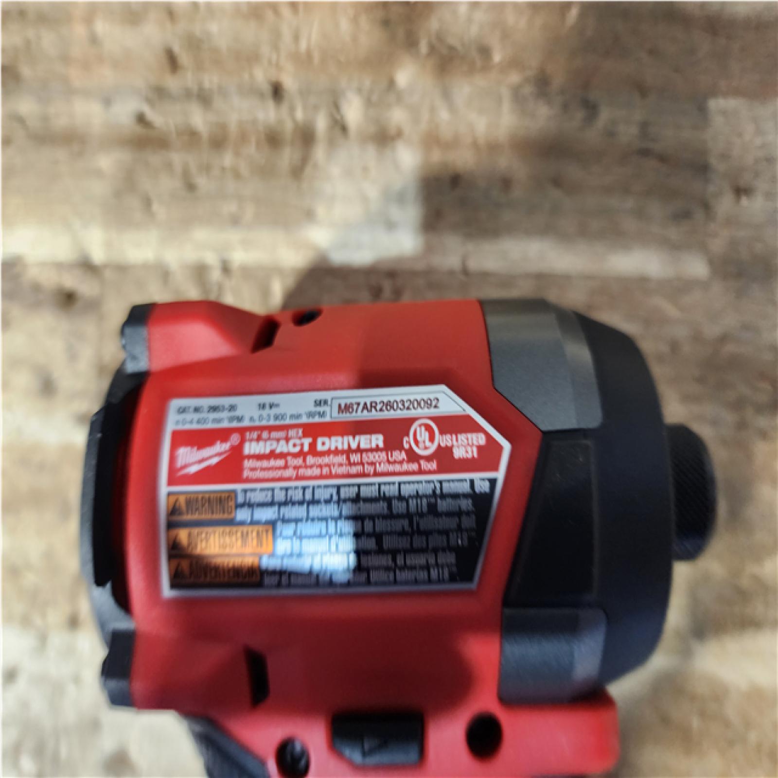Houston Location AS-IS Milwaukee Fuel Impact Driver