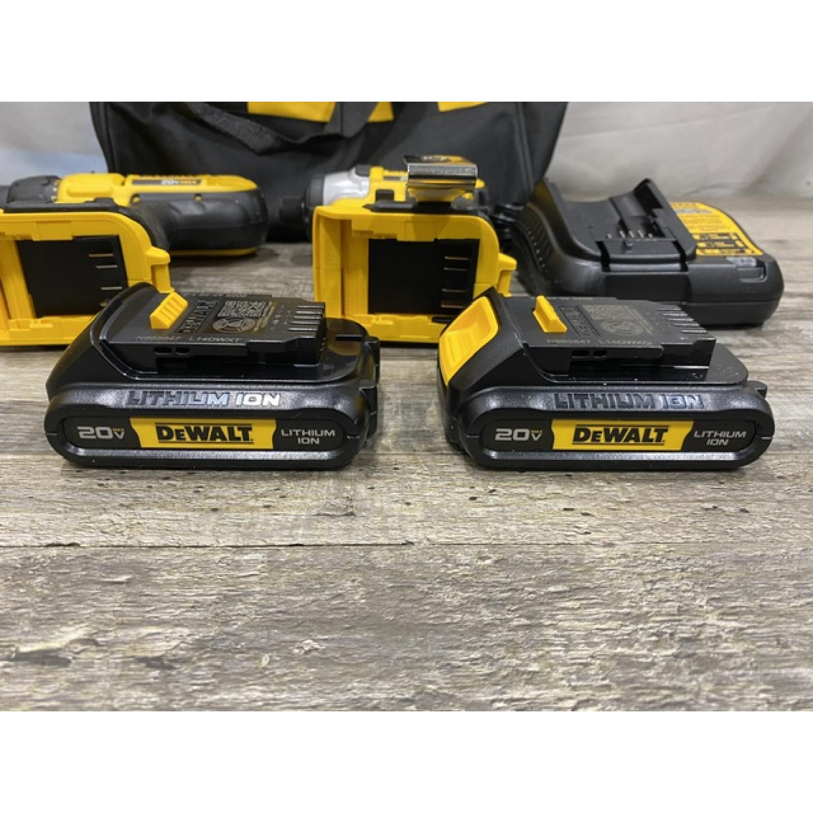 AS-IS DEWALT 20V MAX Cordless Drill/Impact 2 Tool Combo Kit