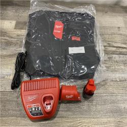 LIKE NEW - Milwaukee Men's Large 12-Volt Lithium-Ion Cordless Axis Black Heated Vest Kit