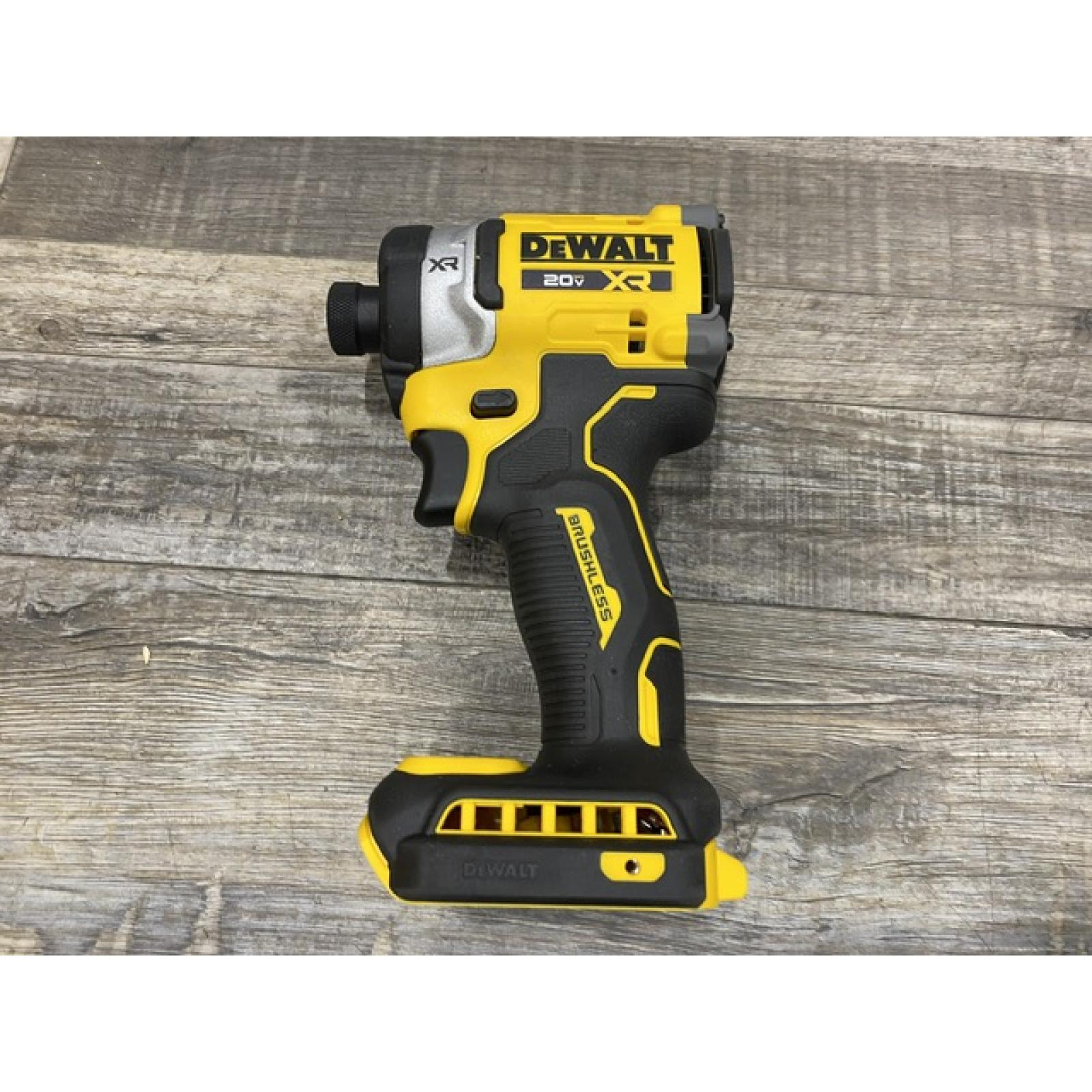 AS-IS DEWALT 20V MAX XR Lithium-Ion Brushless Cordless 3-Speed High Torque 1/4 in. Impact Driver Kit