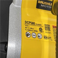 AS-IS DEWALT 20V MAX XR Cordless Brushless 3-1/4 in. Planer (Tool Only)