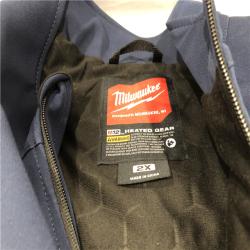 AS-IS Milwaukee 2X Blue Heated Toughshell Jacket Kit