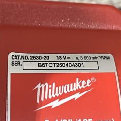AS-IS Milwaukee 18V Lithium-Ion Cordless 6-1/2 in. Circular Saw (Tool-Only)