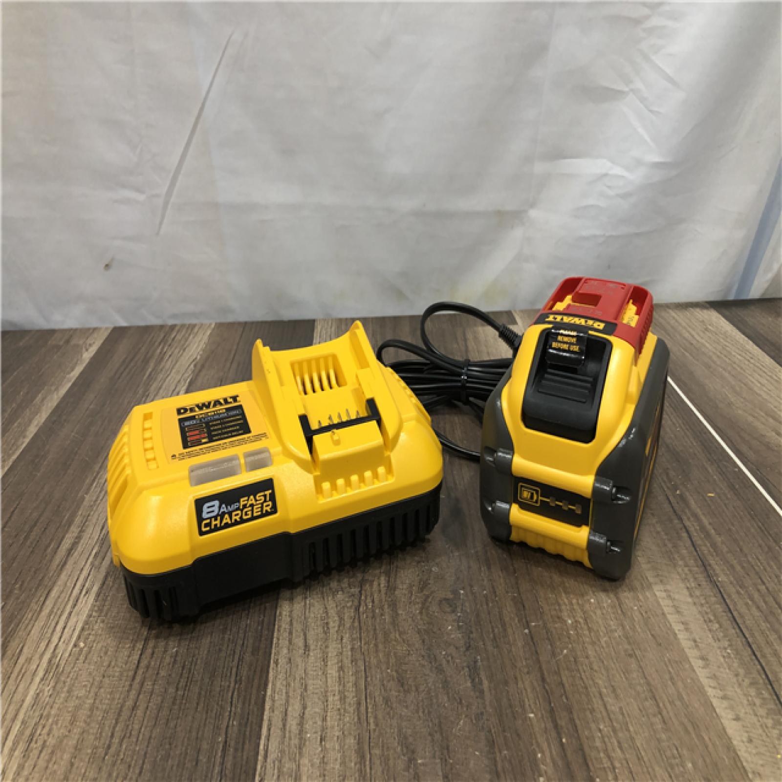 AS-IS DEWALT 20V/60V MAX FLEXVOLT Lithium-Ion 9.0Ah Battery and Charger Starter Kit