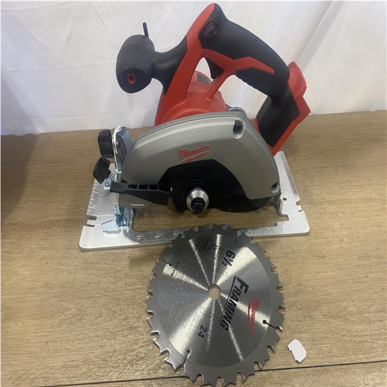 AS-IS Milwaukee 18V Lithium-Ion Cordless 6-1/2 in. Circular Saw (Tool-Only)