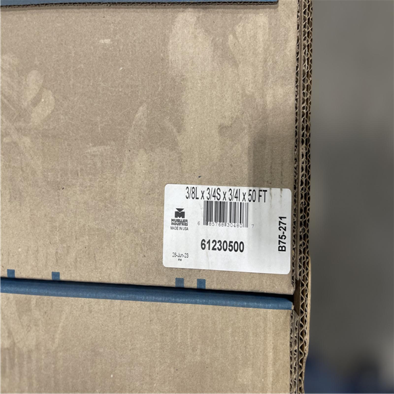 DALLAS LOCATION- NEW! -Mueller Streamline 3/8L x 3/4S x 3/4I X 50FT Standard Line Set PALLET (4 UNITS)